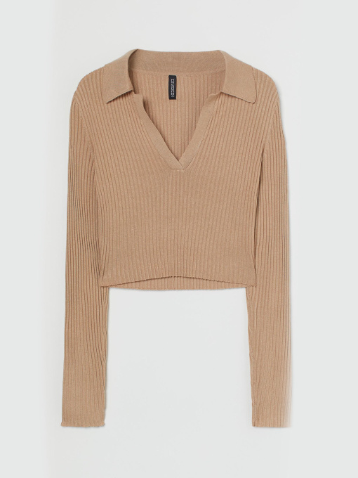 Топ H&M модель 1003438arl_Бежевый Фото