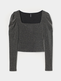 Топ H&M модель 9079532ral_Серебристый Фото