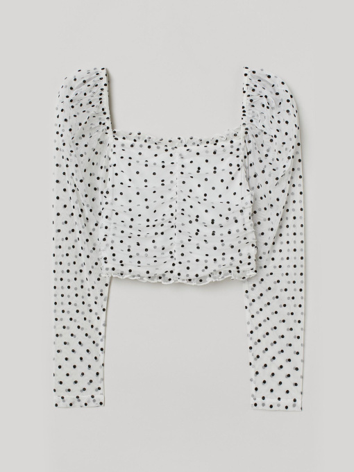 Блуза H&M модель 8981092ral_Белый Фото