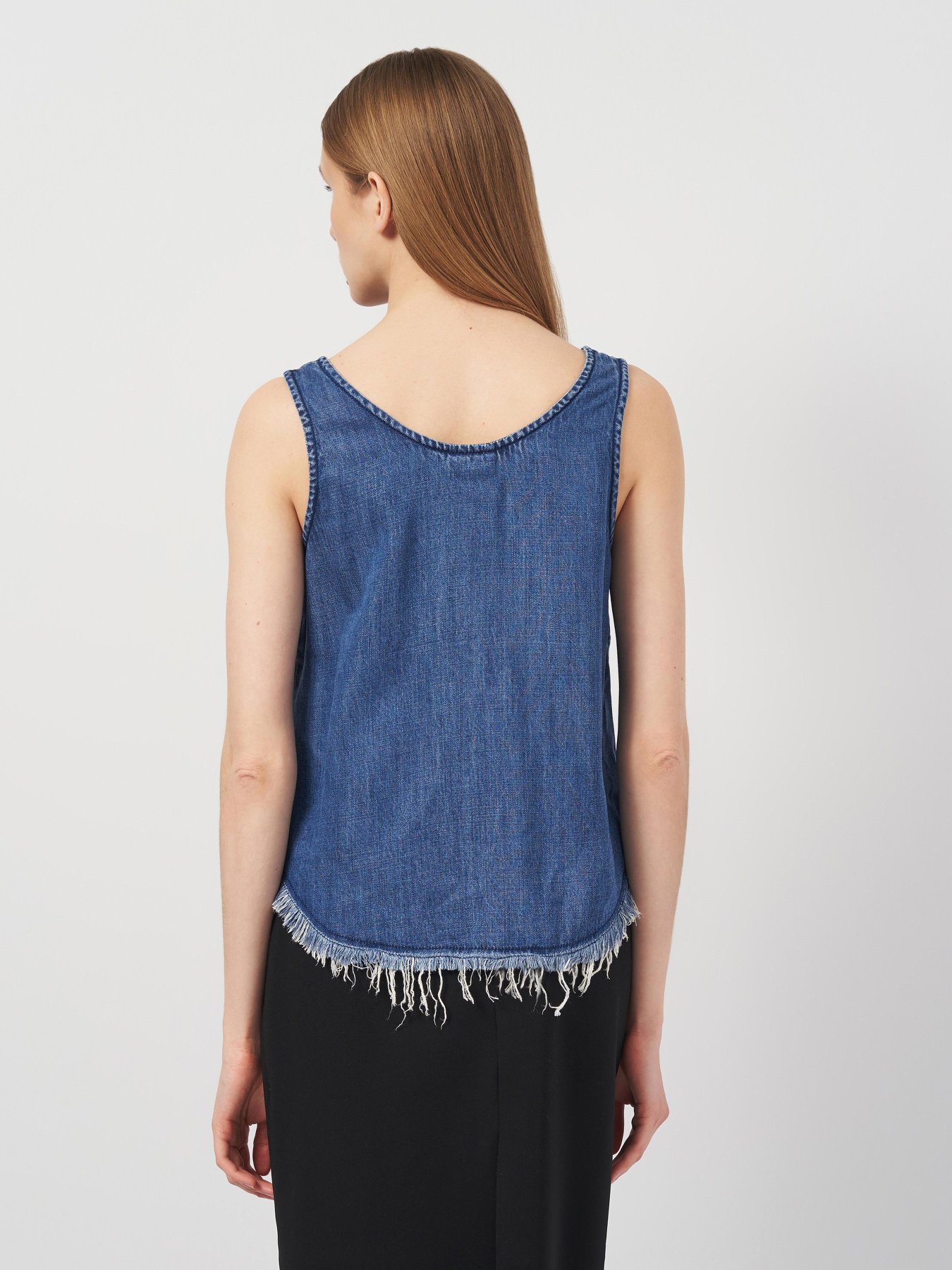 Майка Weekday модель 1447856arl_Синий Фото