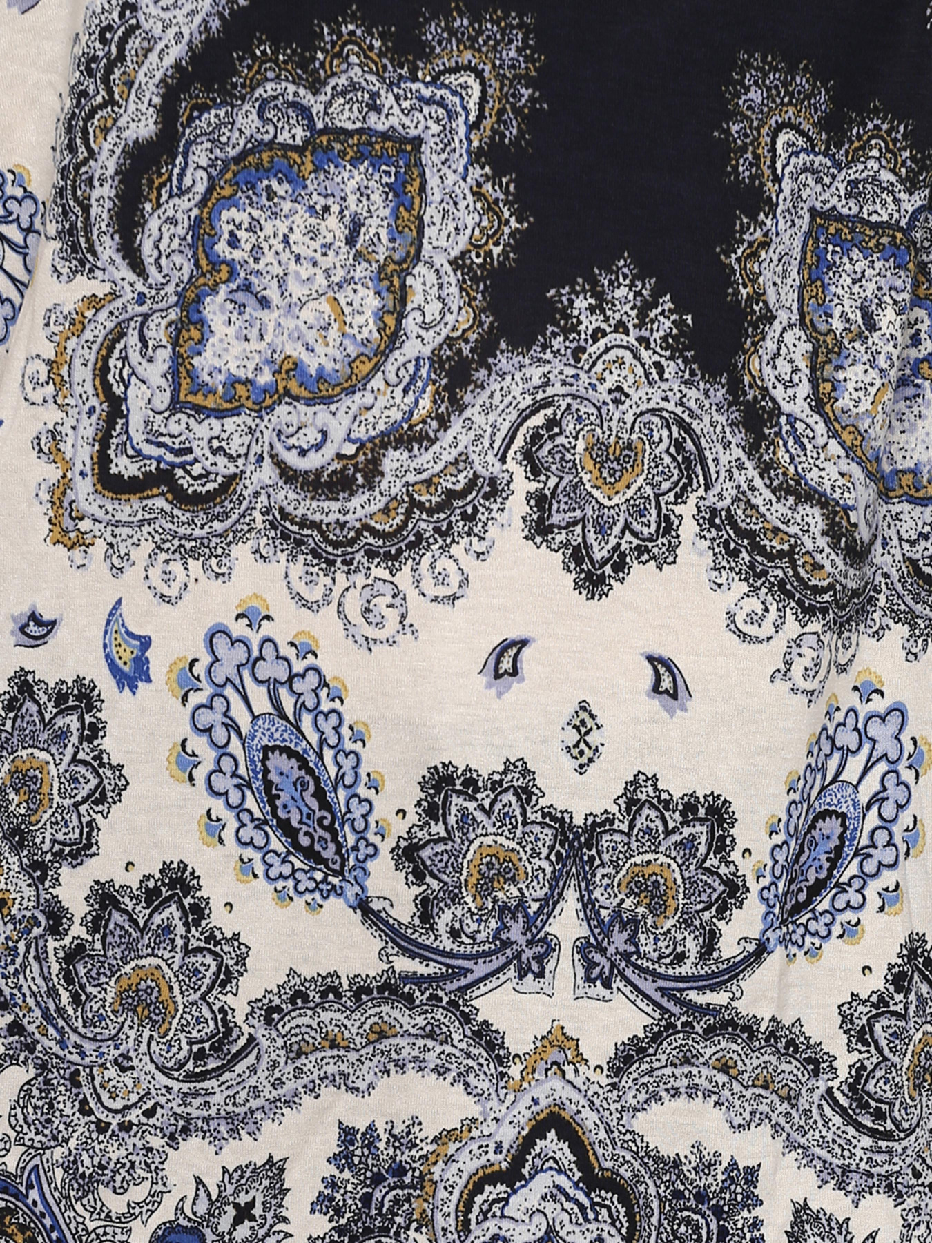 Майка H&M модель 7556849wer_светло-бежевый синий узор Фото