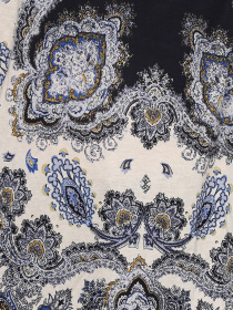 Майка H&M модель 7556849wer_светло-бежевый синий узор Фото