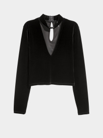 Блуза H&M модель 5276016dlog_Черный Блуза H&M модель 5276016dlog_Черный Фото