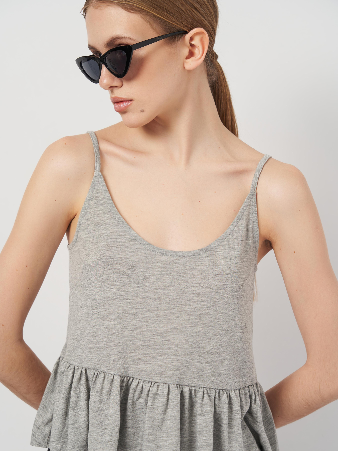 Майка H&M модель 5253235arl_Серый Фото