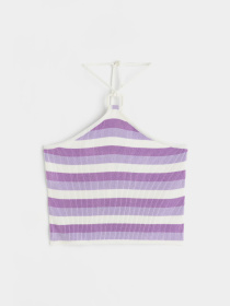 Топ H&M модель 3001171wer_Бело-розовый Фото