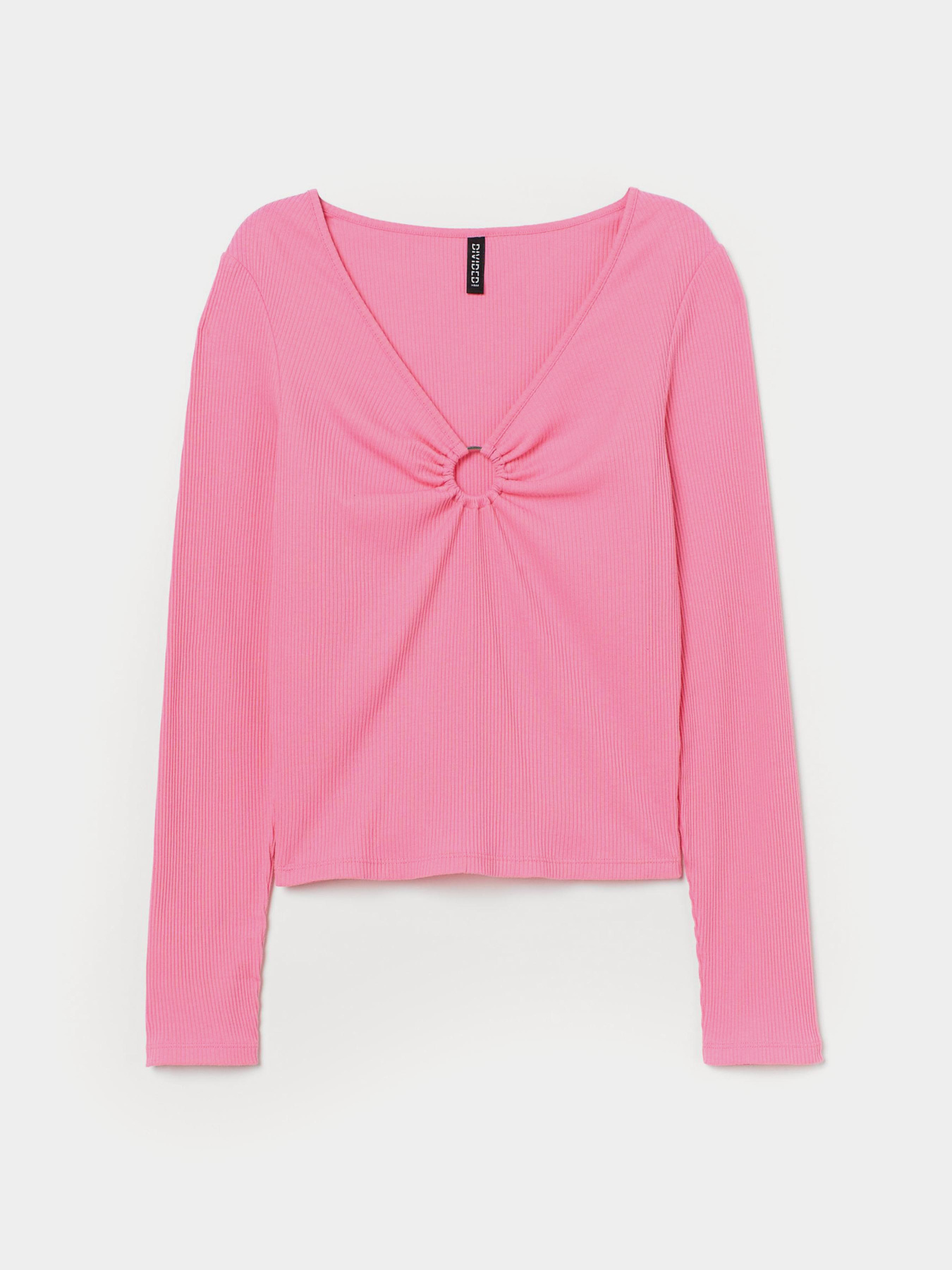 Лонгслив H&M модель 7681470dlog_Розовый Лонгслив H&M модель 7681470dlog_Розовый Фото