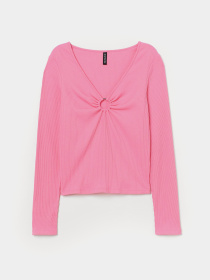 Лонгслив H&M модель 7681470dlog_Розовый Лонгслив H&M модель 7681470dlog_Розовый Фото