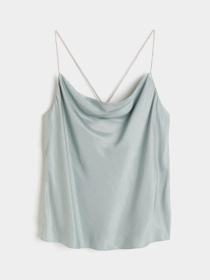 Майка H&M модель 11664397wer_Светло-бирюзовый Фото