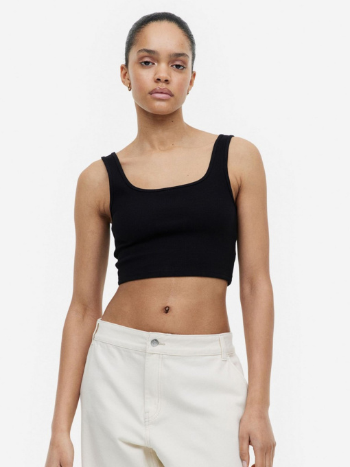 Топ H&M модель 1159917wer_Черный Фото