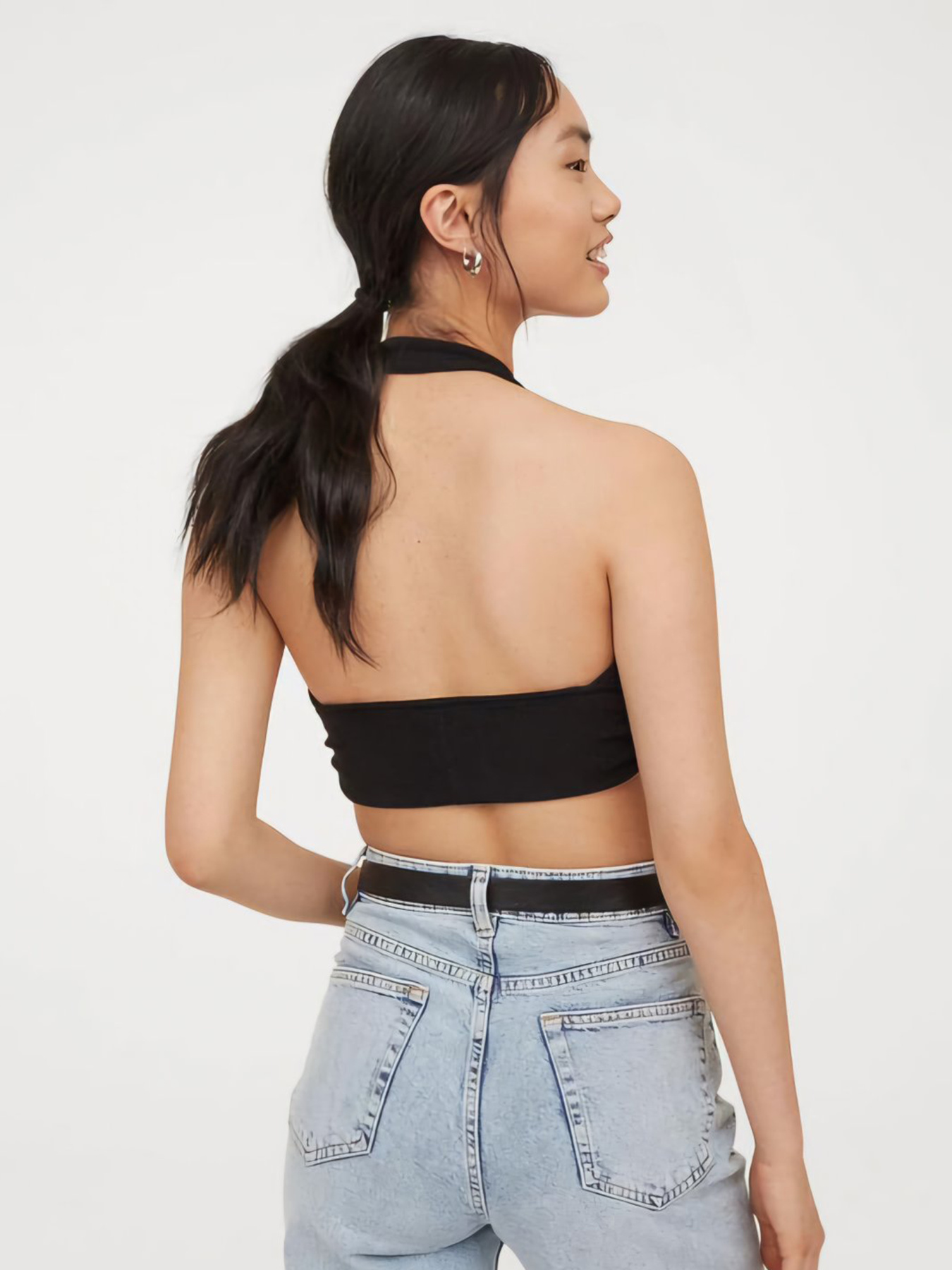 Топ H&M модель 10149594wer_Черный Топ H&M модель 10149594wer_Черный Фото