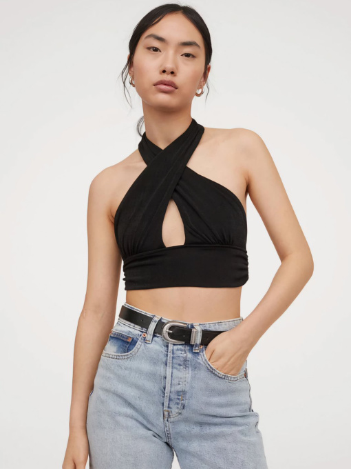 Топ H&M модель 10149594wer_Черный Фото