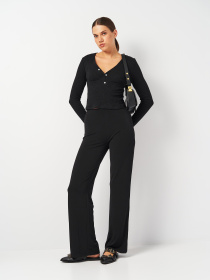 Лонгслив H&M модель 2001141ral_Черный Фото