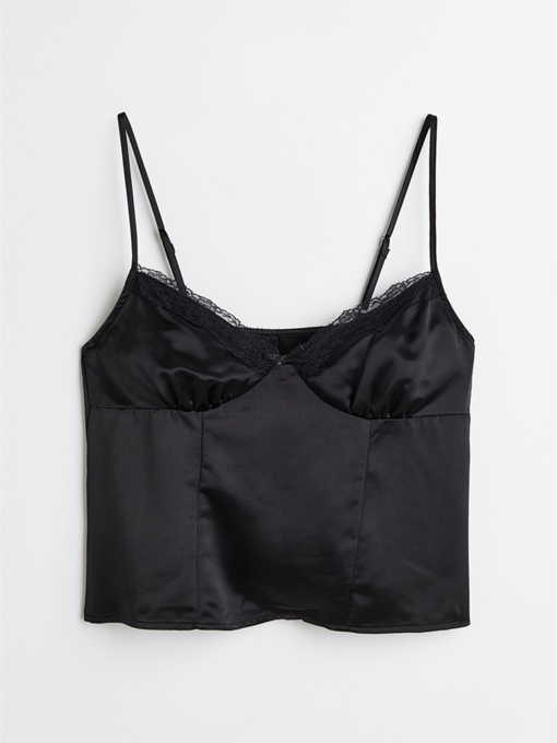 Топ H&M модель 1137023wer_Черный Фото