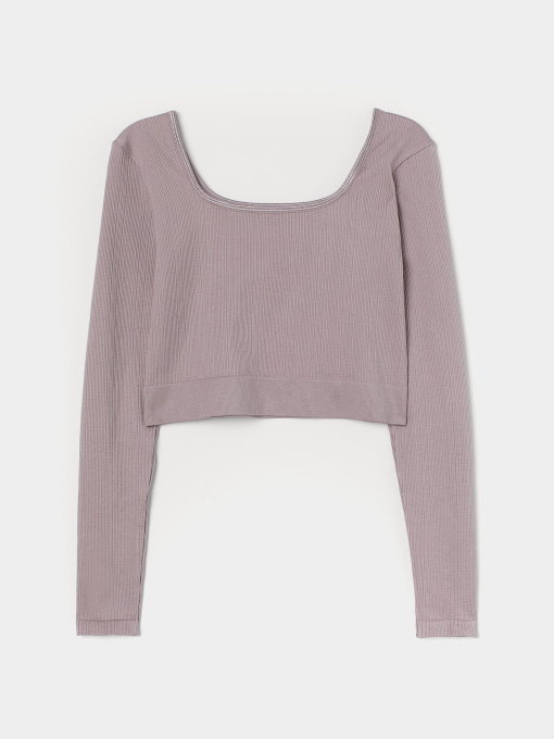 Спортивный топ H&M модель 9561191wer_Лиловый Фото