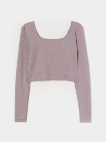 Спортивний топ H&M модель 9561191wer_Лиловый Спортивний топ H&M модель 9561191wer_Лиловый Фото