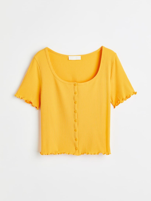 Топ H&M модель 1114370wer_Желтый Фото