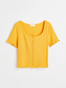 Топ H&M модель 1114370wer_Желтый Фото