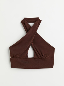 Топ H&M модель 10149594wer_Коричневый Фото