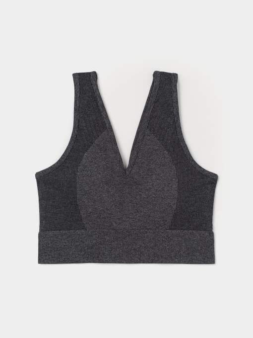 Спортивний топ H&M модель 8688232wer_Серый Фото