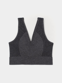 Спортивний топ H&M модель 8688232wer_Серый Фото