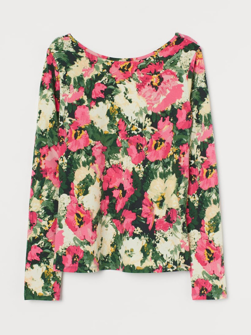 Лонгслів H&M модель 8394961wer_Комбинированный Фото