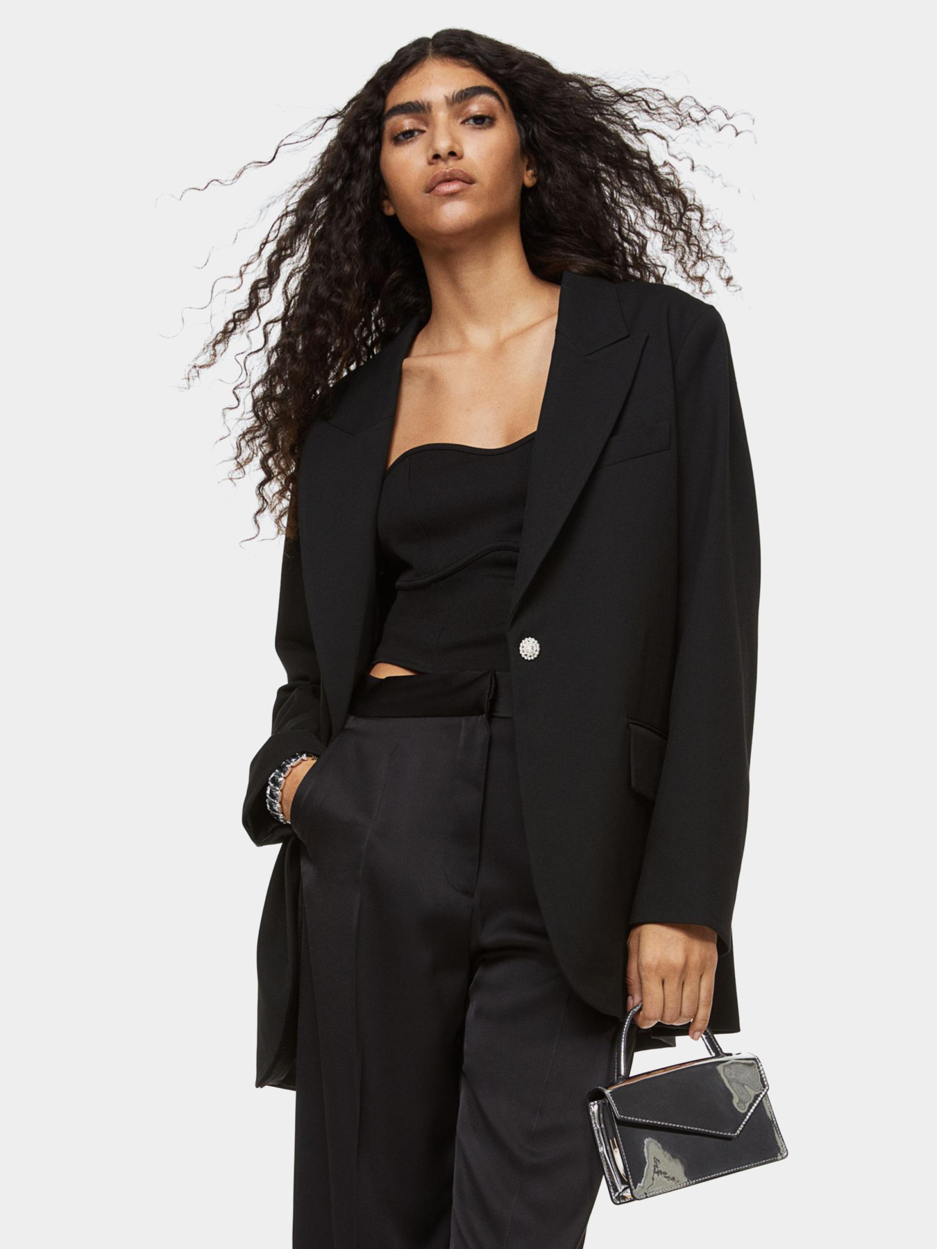 Топ H&M модель 1118266wer_Черный Фото