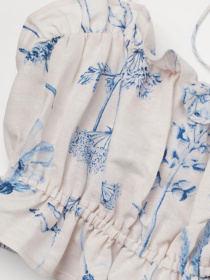 Топ H&M модель 10034813wer_Бежево-голубой Фото