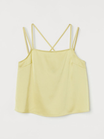 Топ H&M модель 9685503wer_Лимонный Фото