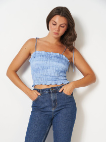 Топ H&M модель 6324988wer_Голубой Топ H&M модель 6324988wer_Голубой Фото