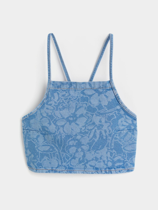 Топ H&M модель 10326975wer_Голубой Фото