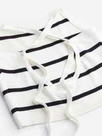 Топ модель 11822467wer_Черно-белый Фото