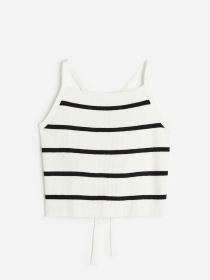 Топ H&M модель 11822467wer_Черно-белый Фото