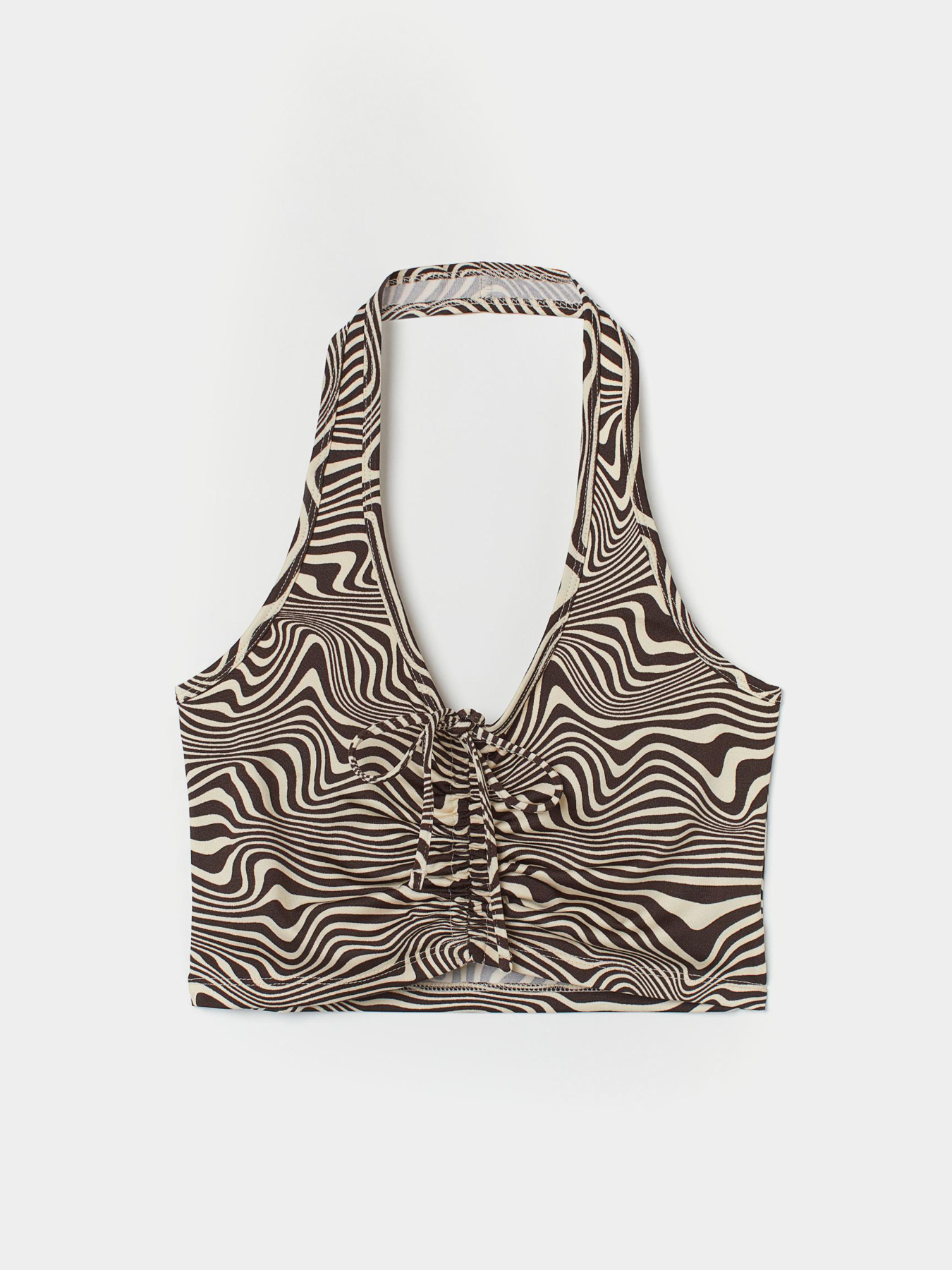 Топ H&M модель 1031818ral_Коричневый Топ H&M модель 1031818ral_Коричневый Фото