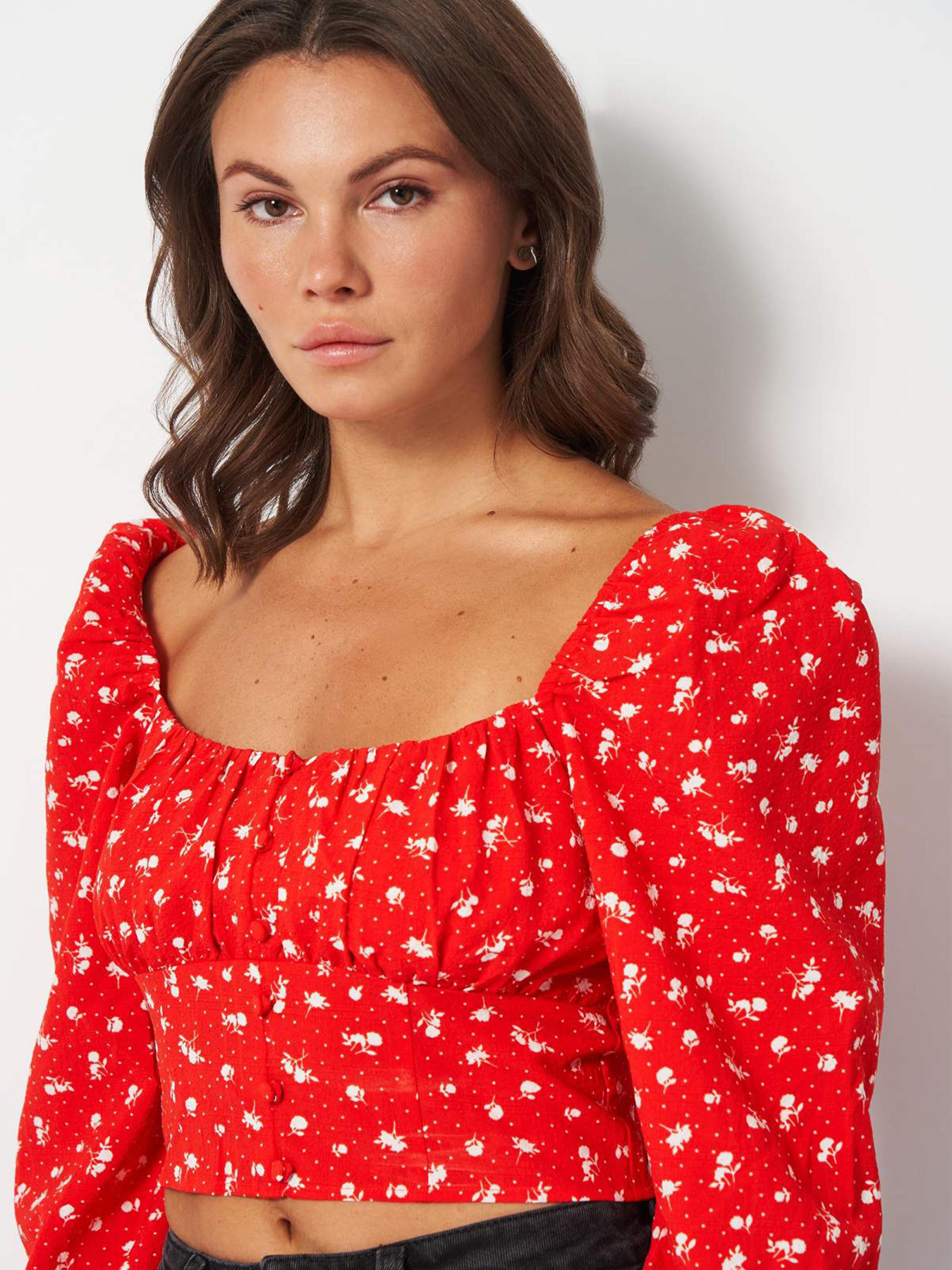 Топ H&M модель 1569743wer_Красный Фото