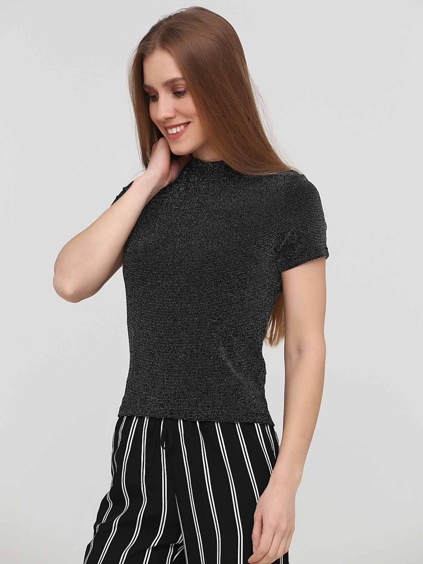 Топ Monki модель 5069668bar_Черный Фото