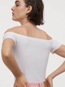 Топ H&M модель 5768979RP6_Белый Фото