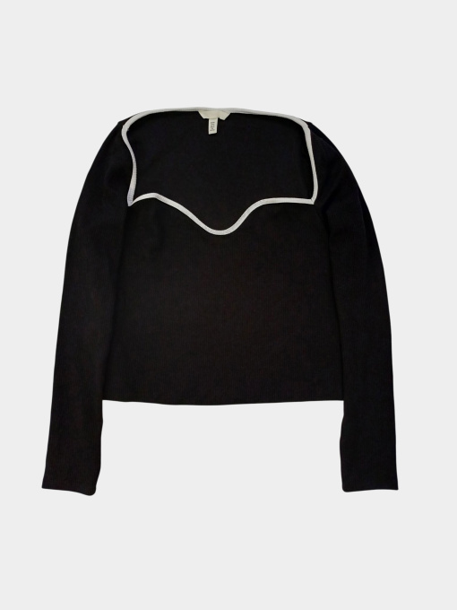 Топ H&M модель 1154440wer_Черный Фото