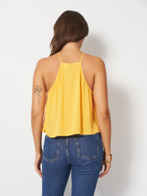 Топ H&M модель 9685583wer_Ярко-желтый Фото