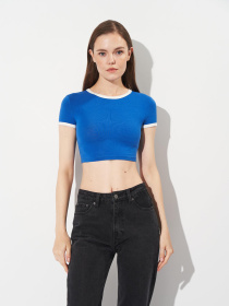 Топ H&M модель 1139626wer_Синий Фото