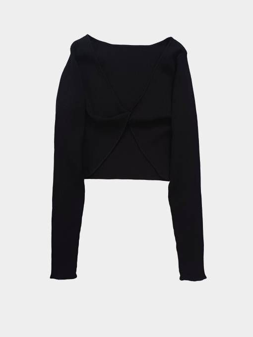 Топ H&M модель 1496473wer_Черный Фото