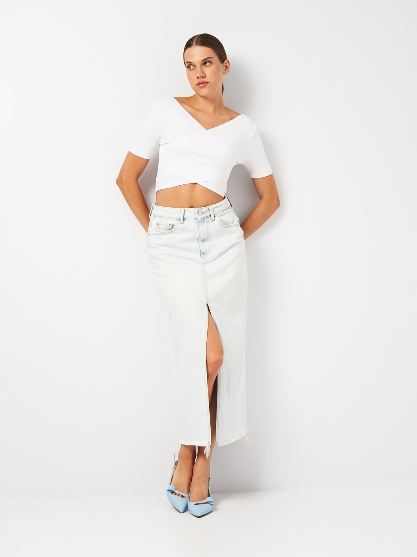 Топ H&M модель 2001024ral_Белый Фото