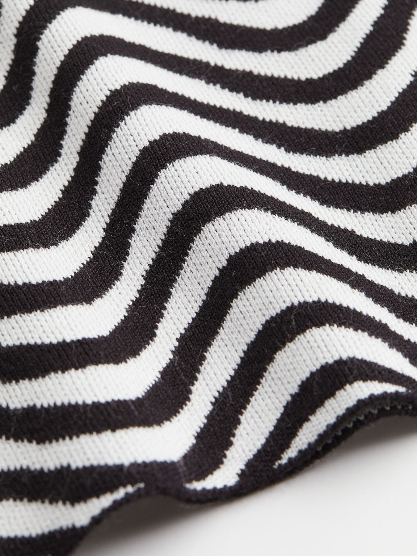 Топ H&M модель 10282460kwer_Бело-черный Фото