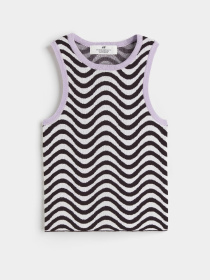 Топ H&M модель 10282460kwer_Бело-черный Фото