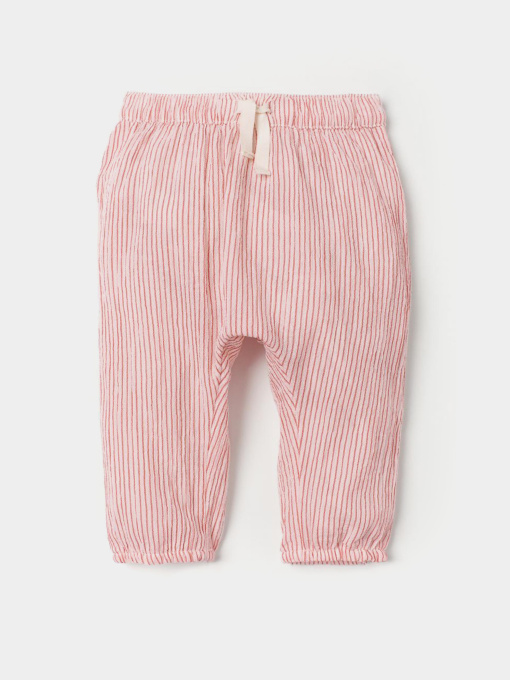 Брюки повседневные H&M модель 7437889abr_Бело-красный Фото