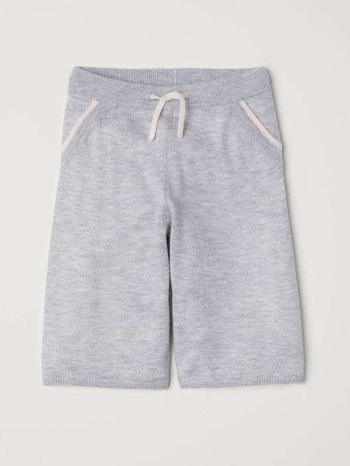 Брюки повседневные H&M модель 6297208dlog_Светло-серый Фото