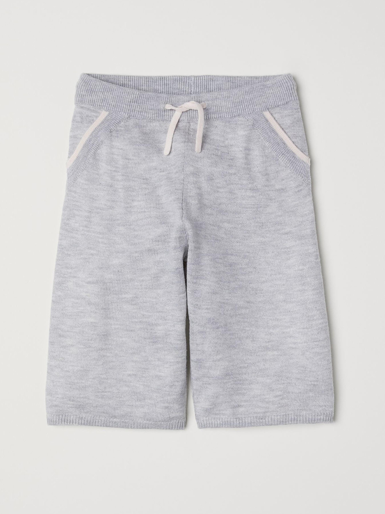 Повседневные штаны H&M модель 6297208dlog_Светло-серый Фото