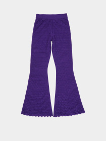 Брюки повседневные H&M модель 11006546arl_Темно-фиолетовый Фото