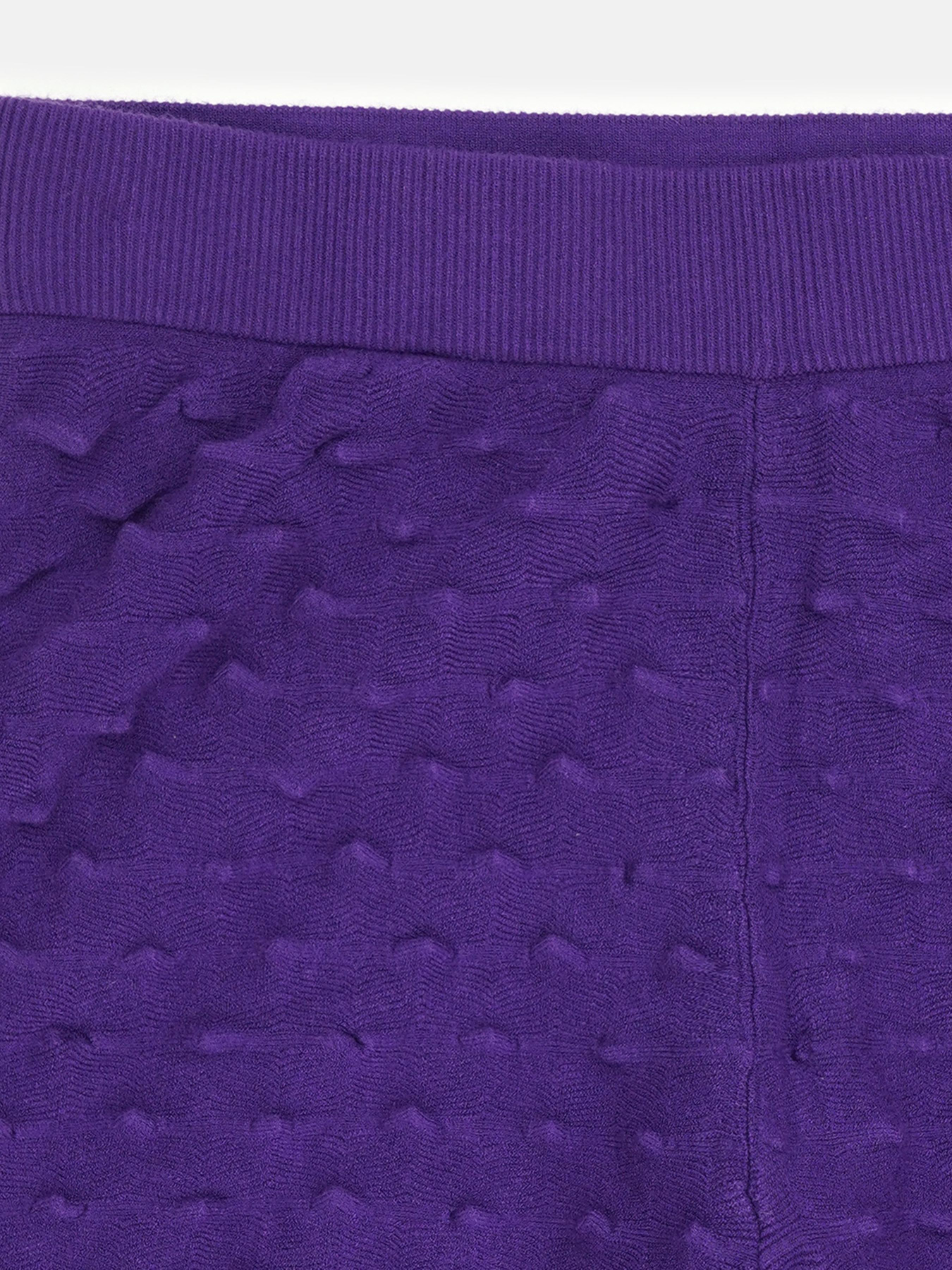 Повседневные штаны H&M модель 11006546arl_Темно-фиолетовый Фото