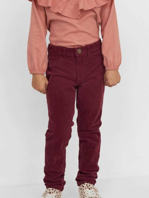 Брюки повседневные H&M модель 10120064kwer_Бордовый Фото