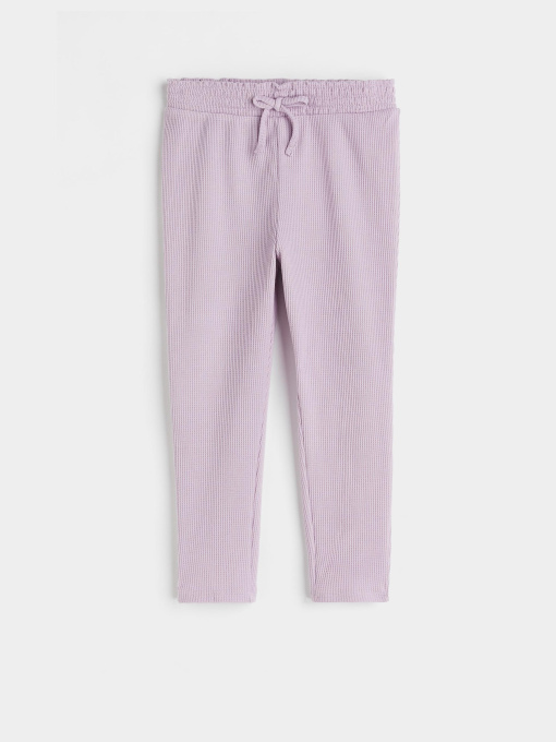 Брюки повседневные H&M модель 10786786kwer_Лавандовый Фото